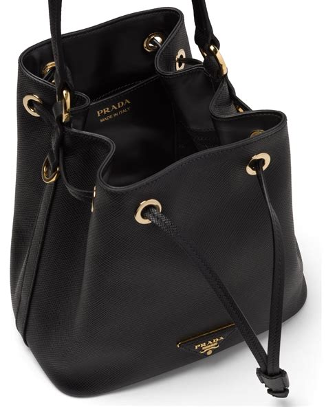 prada leather bucket bag|prada bag saffiano.